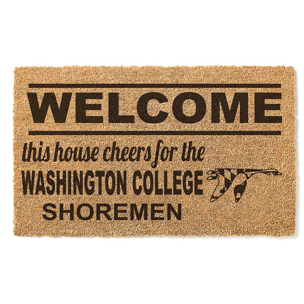 Washington College Shoremen 18" x 30" Welcome Doormat