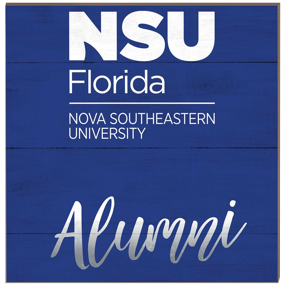 Nova Southeastern Sharks 10'' x 10'' Alumni Plaque