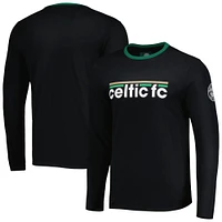 Men's Black Celtic Slogan Long Sleeve T-Shirt