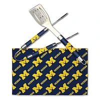 The Northwest Group Michigan Wolverines BBQ Grill Utensil Set