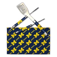 The Northwest Group Michigan Wolverines BBQ Grill Utensil Set