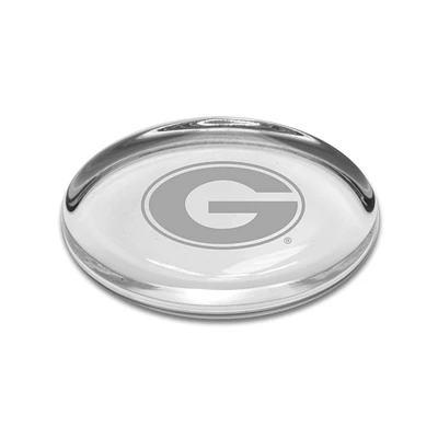 Georgia Bulldogs Oval Paperweight