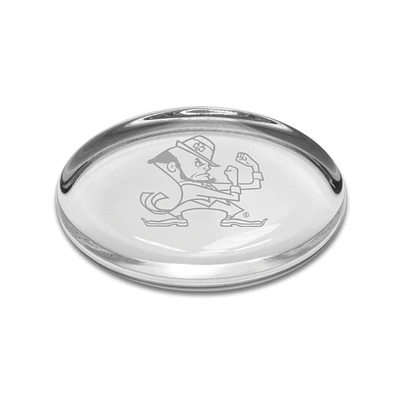 Notre Dame Fighting Irish Mascot Logo Oval Paperweight