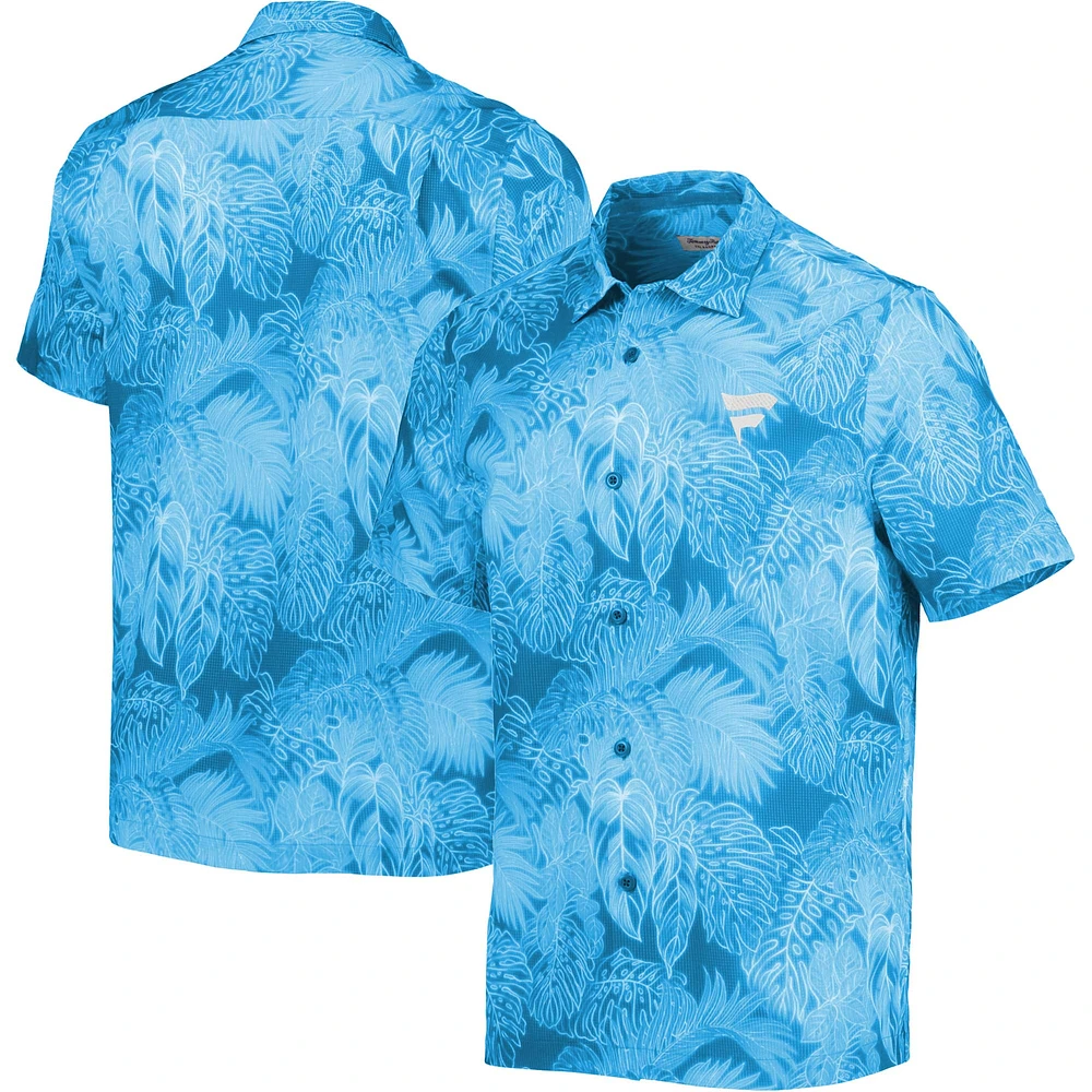 Men's Tommy Bahama Fanatics Corporate Coast Luminescent Fronds Camp Button-Up Shirt