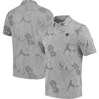 Men's Tommy Bahama Gray Fanatics Corporate Miramar Blooms Polo