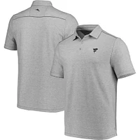 Men's Tommy Bahama Heather Gray Fanatics Corporate Sport Tailgater IslandZone Polo