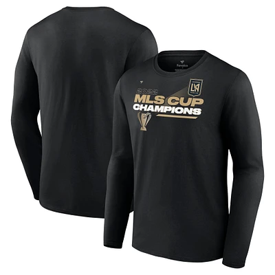 Men's Fanatics Black LAFC 2022 MLS Cup Champions Locker Room Long Sleeve T-Shirt