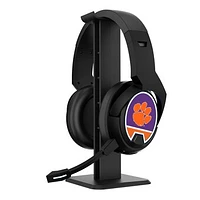 Clemson Tigers Logo Wireless Bluetooth Gaming Headphones & Stand