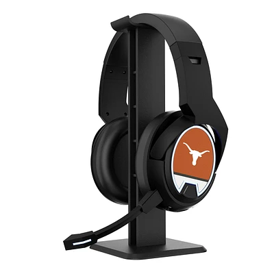 Texas Longhorns Logo Wireless Bluetooth Gaming Headphones & Stand