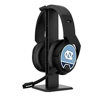 North Carolina Tar Heels Logo Wireless Bluetooth Gaming Headphones & Stand