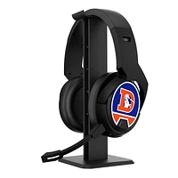 Denver Broncos Throwback Logo Wireless Bluetooth Gaming Headphones & Stand