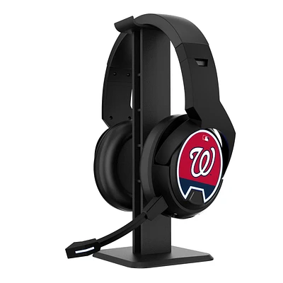 Washington Nationals Logo Wireless Bluetooth Gaming Headphones & Stand