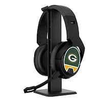 Green Bay Packers Logo Wireless Bluetooth Gaming Headphones & Stand