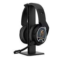 Vegas Golden Knights Logo Wireless Bluetooth Gaming Headphones & Stand