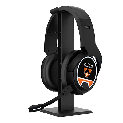 Princeton Tigers Logo Wireless Bluetooth Gaming Headphones & Stand