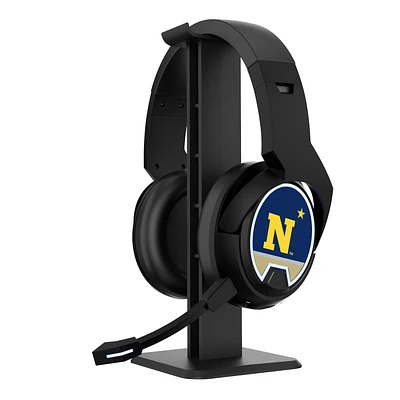 Navy Midshipmen Logo Wireless Bluetooth Gaming Headphones & Stand