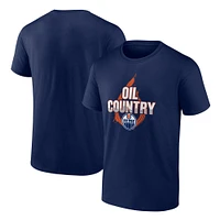 Men's Navy Edmonton Oilers Represent T-Shirt