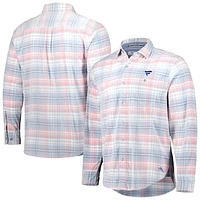 Men's Tommy Bahama Light Blue Fanatics Corporate Coastline Carmel Button-Up Shirt