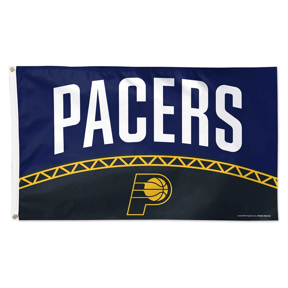 WinCraft Indiana Pacers 2022 City Edition 3' x 5' Deluxe Single-Sided Flag