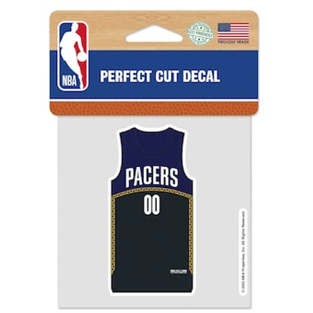 WinCraft Indiana Pacers 2022 City Edition 4'' x 4'' Perfect Cut Decal