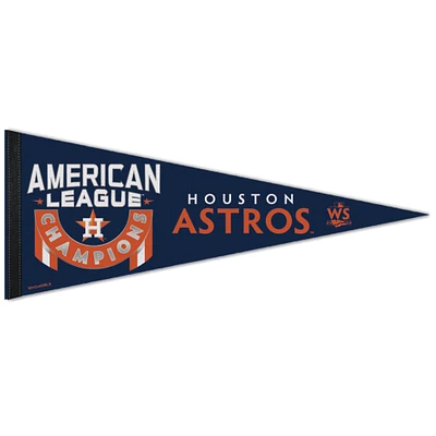 WinCraft Houston Astros 2022 American League Champions Locker Room 12'' x 30'' Official On-Field Pennant