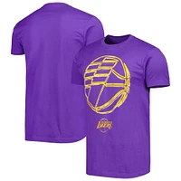 Unisex Stadium Essentials Purple Los Angeles Lakers Element Logo Pop T-Shirt