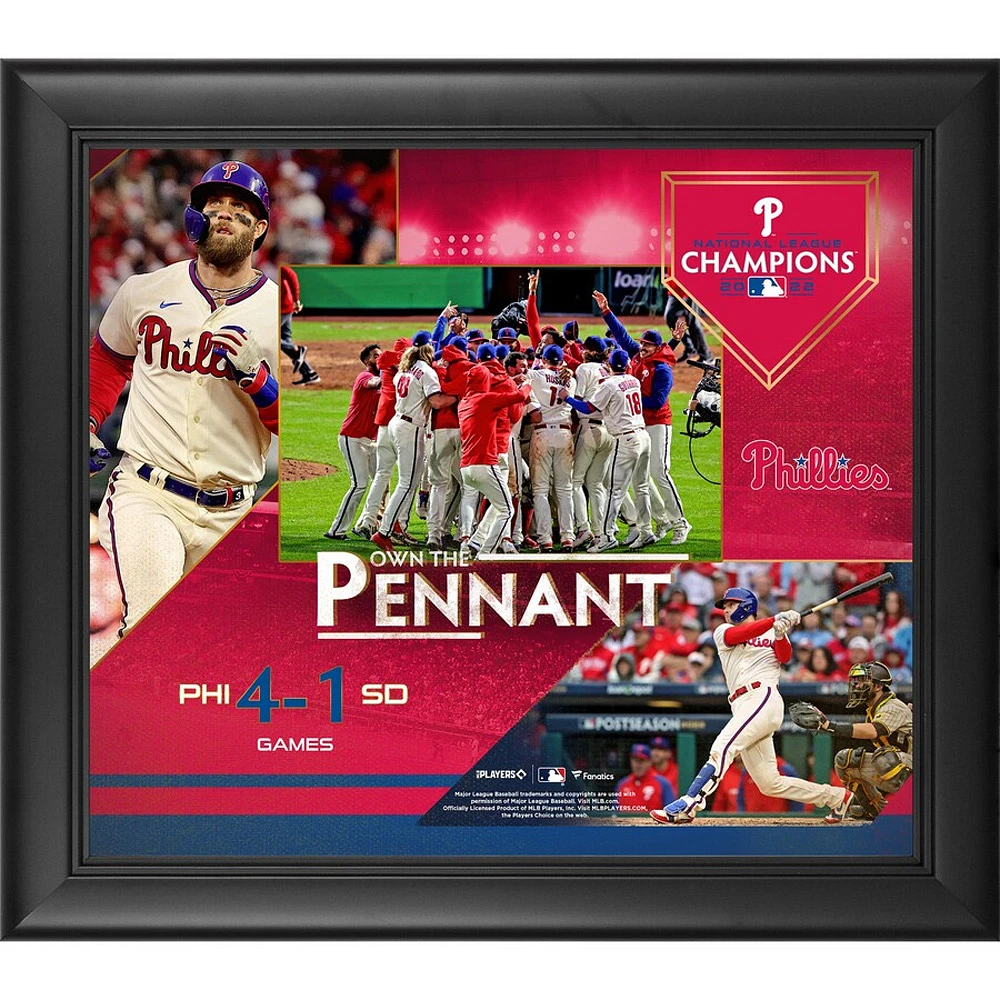 Philadelphia Phillies Framed 15" x 17" 2022 National League Champions Collage