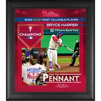 Bryce Harper Philadelphia Phillies Framed 15" x 17" 2022 National League Championship Series MVP Collage