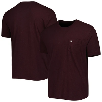 Men's johnnie-O Heather Maroon Fanatics Corporate Tyler T-Shirt