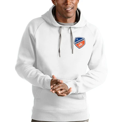 Men's Antigua FC Cincinnati Logo Victory Pullover Hoodie