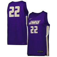 Men's Nike Purple James Madison Dukes Replica Basketball Jersey