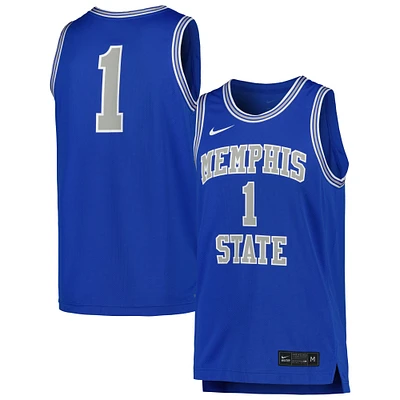 Men's Nike Royal Memphis Tigers Replica Basketball Jersey