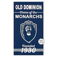 Old Dominion Monarchs 11'' x 20'' Indoor/Outdoor Home Of The Sign