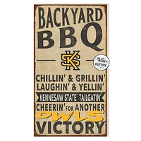 Kennesaw State Owls 11'' x 20'' Indoor/Outdoor BBQ Sign