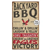 Eastern Washington Eagles 11'' x 20'' Indoor/Outdoor BBQ Sign