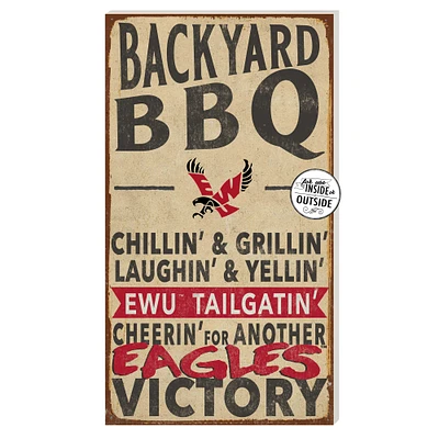 Eastern Washington Eagles 11'' x 20'' Indoor/Outdoor BBQ Sign
