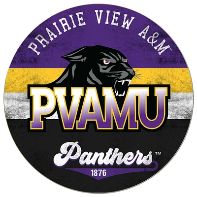 Prairie View A&M Panthers 20'' x 20'' Retro Logo Circle Sign