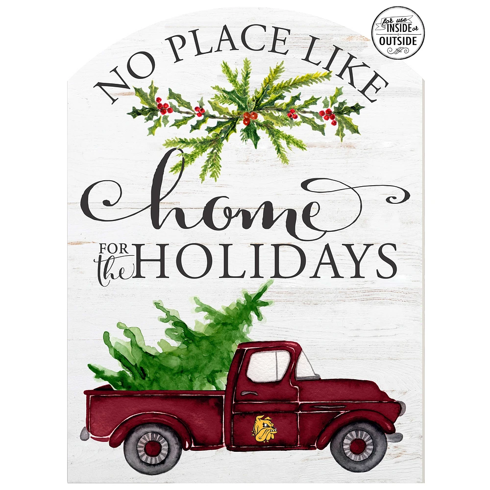 Minnesota Duluth Bulldogs 16'' x 22'' Indoor/Outdoor Holiday Marquee Sign