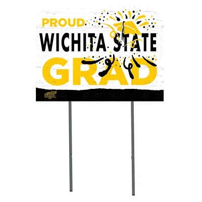 Wichita State Shockers 18'' x 24'' Proud Grad Yard Sign