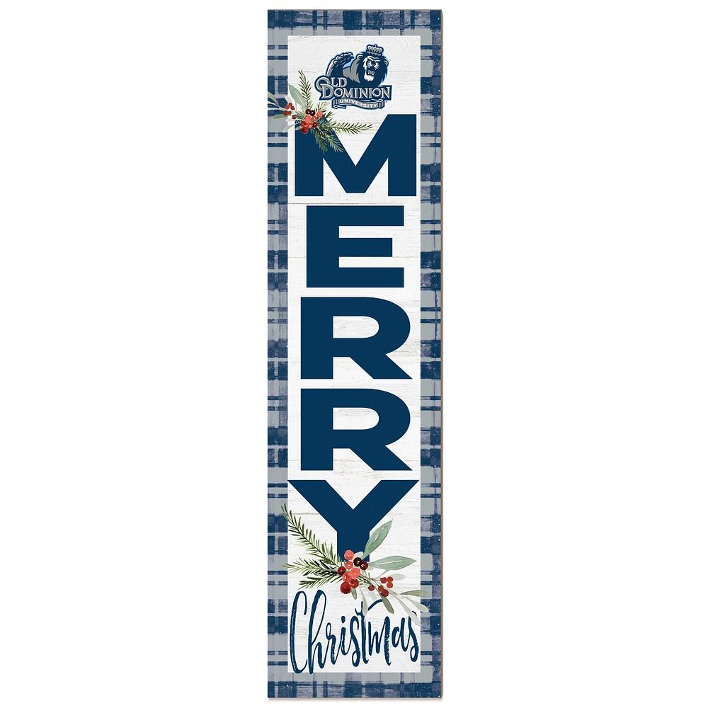 Old Dominion Monarchs 12'' x 48'' Outdoor Merry Christmas Leaner