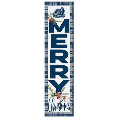Old Dominion Monarchs 12'' x 48'' Outdoor Merry Christmas Leaner