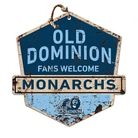 Old Dominion Monarchs 20'' x 20'' Fans Welcome Badge Sign