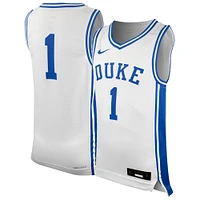 Youth Nike #1 White Duke Blue Devils Icon Replica Basketball Jersey