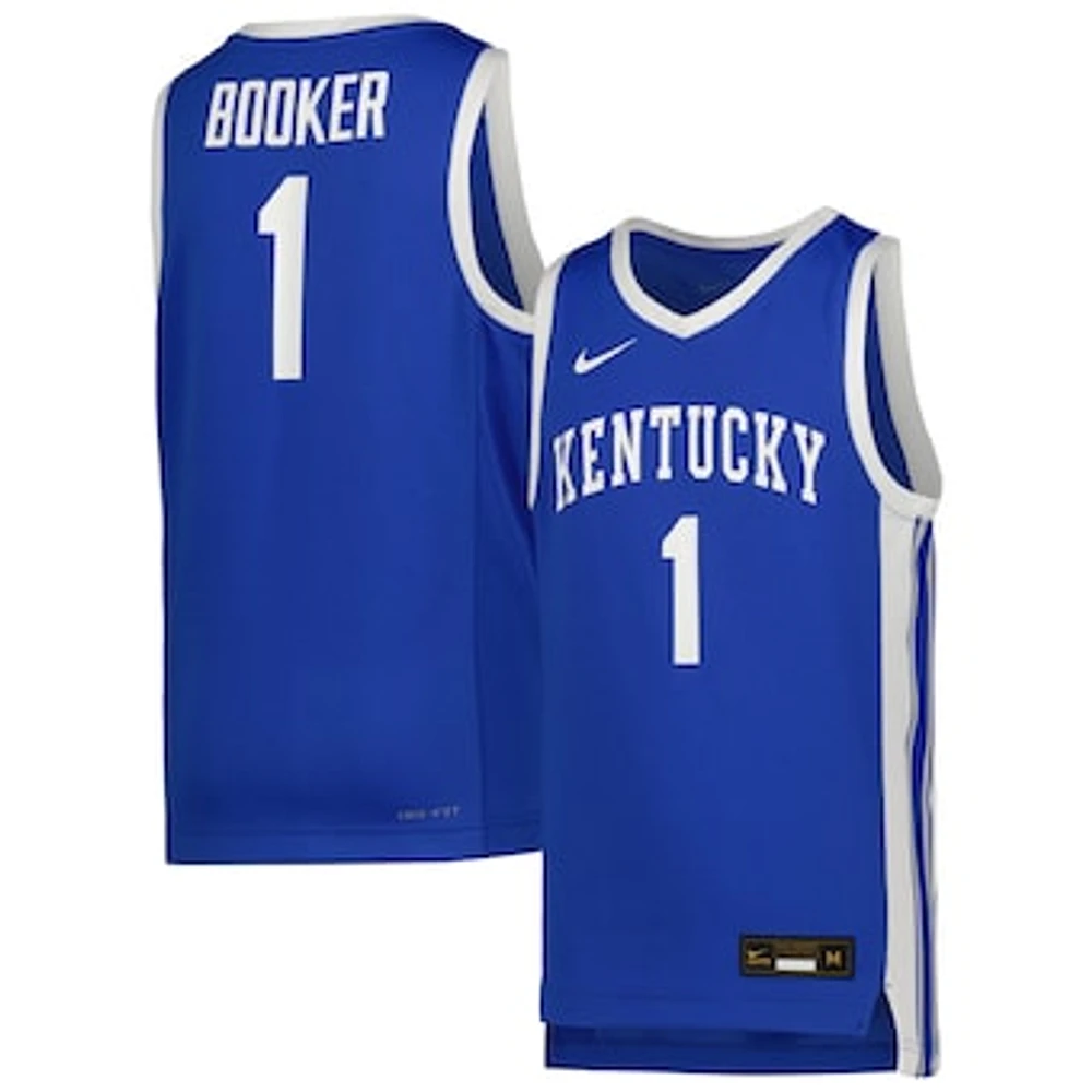 Youth Nike #1 Royal Kentucky Wildcats Icon Replica Basketball Jersey