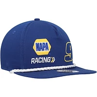 Men's New Era Royal Chase Elliott NAPA Golfer Snapback Hat