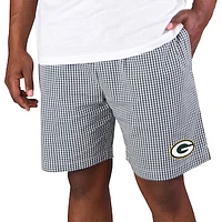 Men's Concepts Sport Green/White Green Bay Packers Tradition Woven Jam Shorts
