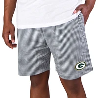 Men's Concepts Sport Green/White Green Bay Packers Tradition Woven Jam Shorts