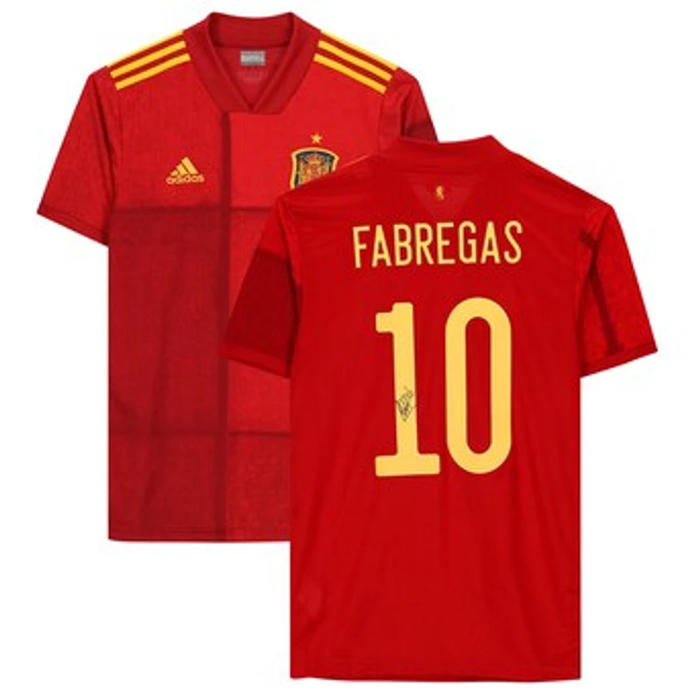 Cesc Fàbregas Spain National Team Autographed 2020 Home Jersey