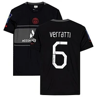 Marco Verratti Paris Saint-Germain Autographed 2021-22 Away Jersey