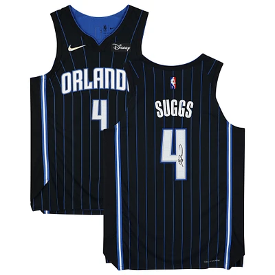 Jalen Suggs Black Orlando Magic Autographed Nike 2021-22 Authentic Jersey